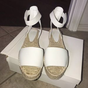 White Vince Sandals